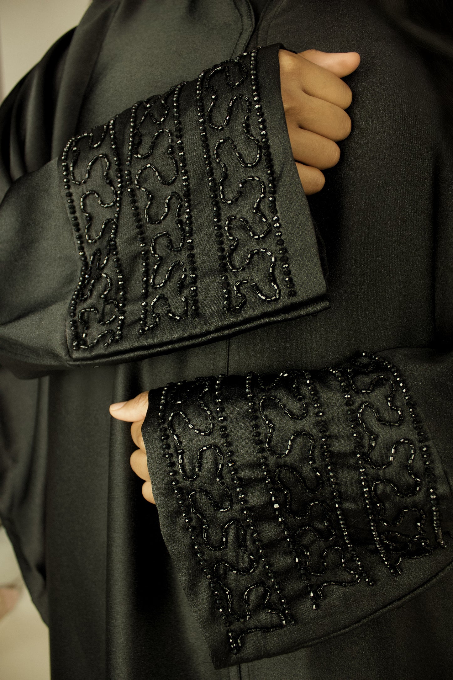 Embellished Sleeve Abaya